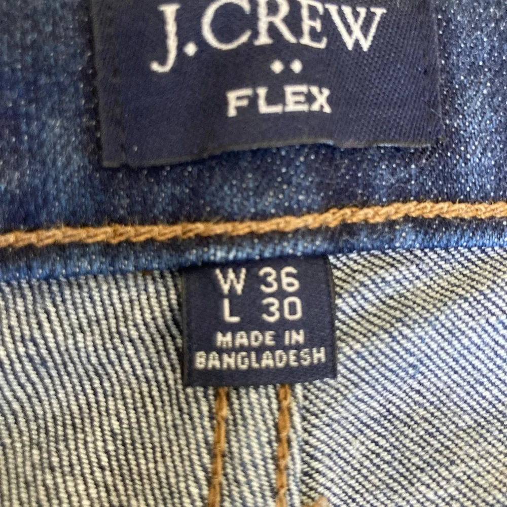 J. Crew Men's Deep Blue Straight Jeans